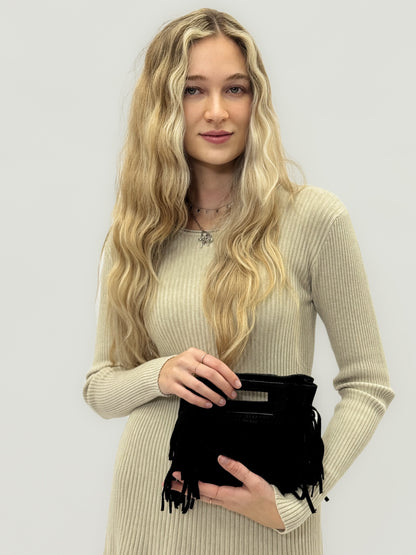 Desirée – Borsa Mini Con Dettaglio Frange E Stile Dinamico