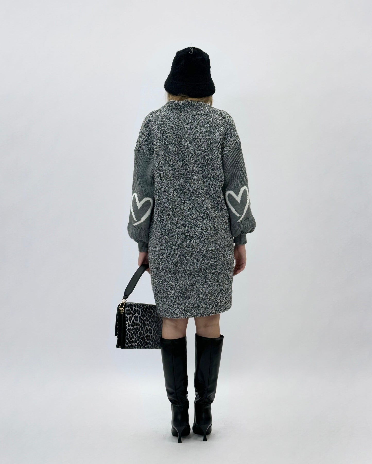 Karina - Cappotto morbido da donna con dettaglio cuore