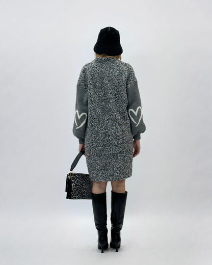 Karina - Cappotto morbido da donna con dettaglio cuore