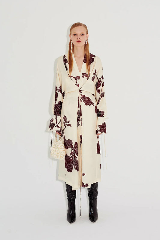 Quinara - Abito Kimono Donna Stampa Origami Moderna Elegante