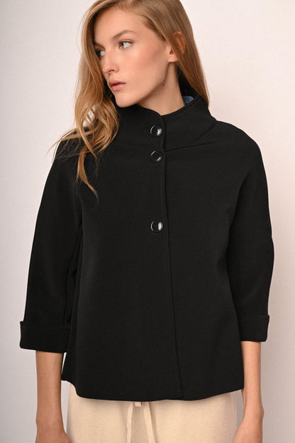 Ulderica – Cappa Donna con Maniche Crop Elegante