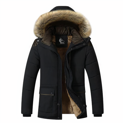 Ettorino - Parka Invernale Uomo Elegante con Cappuccio