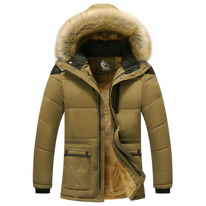 Ettorino - Parka Invernale Uomo Elegante con Cappuccio