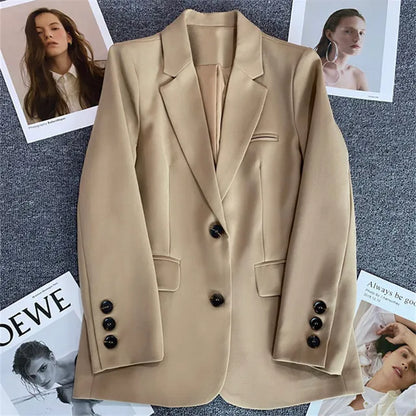 Uliana - Cappotto a Maniche Lunghe da Donna per la Stagione Autunnale