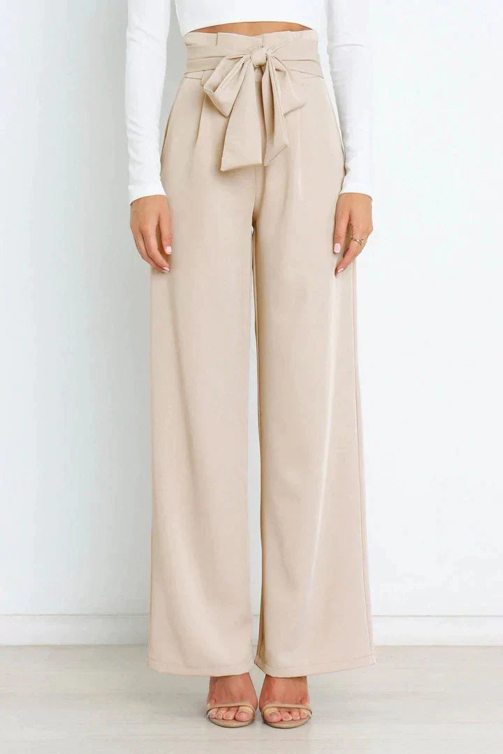 Filomena – Pantaloni Eleganti A Gamba Larga Dalla Linea Fluida