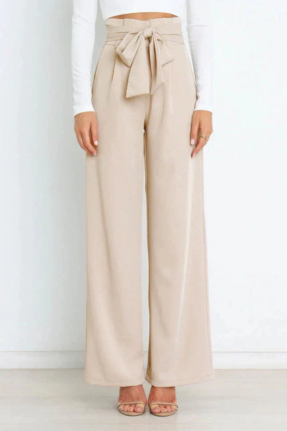 Filomena – Pantaloni Eleganti A Gamba Larga Dalla Linea Fluida