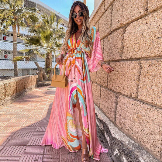 Eleonora - Abito Colorato e Stile Elegante per Donna Rosa chiaro