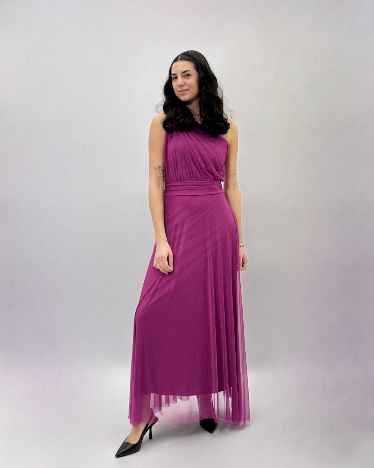 Rosilde - Abito Monospalla Caterina Donna Elegante Femminile
