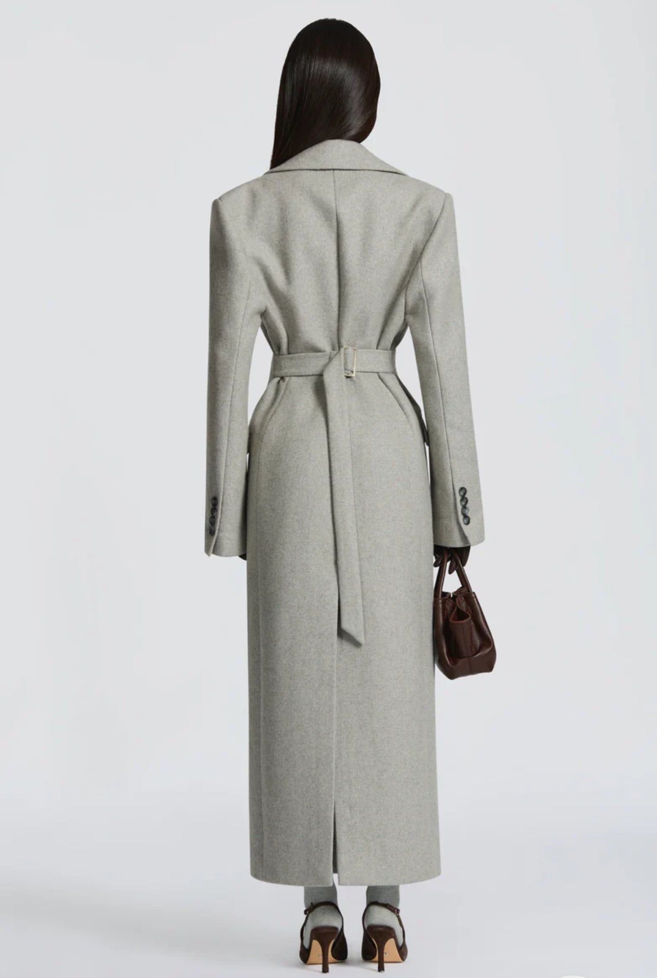 Teclina - Cappotto Lungo Donna Grigio
