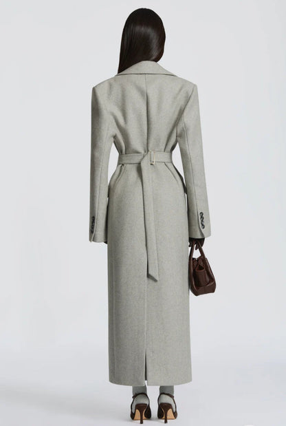 Teclina - Cappotto Lungo Donna Grigio