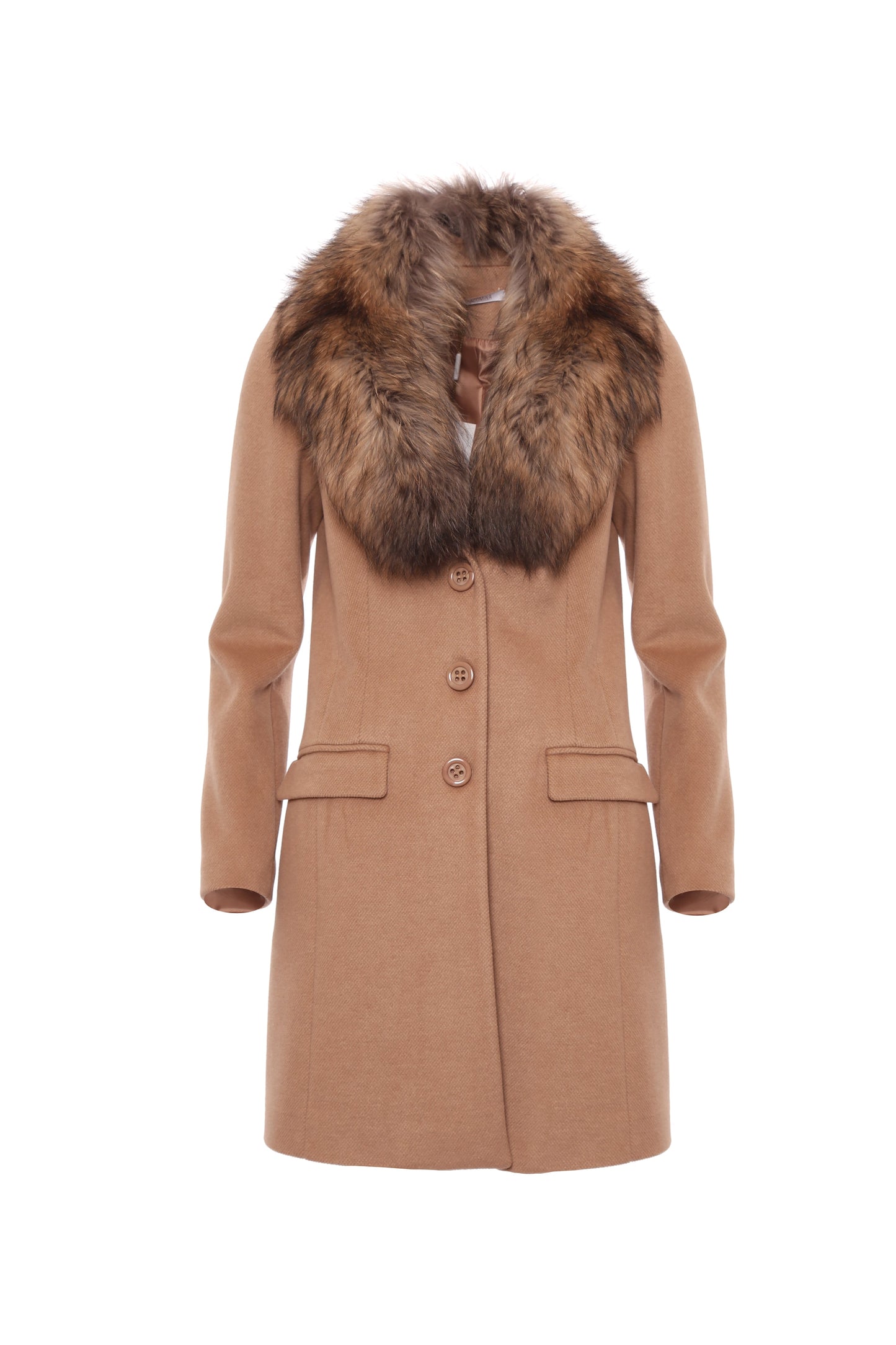 Stefania - Cappotto Slim Elegante con Collo Raffinato