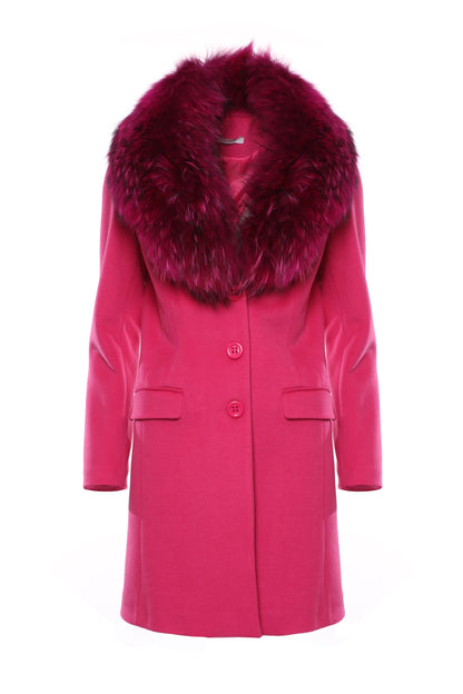Stefania - Cappotto Slim Elegante con Collo Raffinato