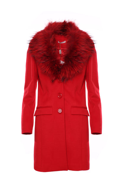 Stefania - Cappotto Slim Elegante con Collo Raffinato