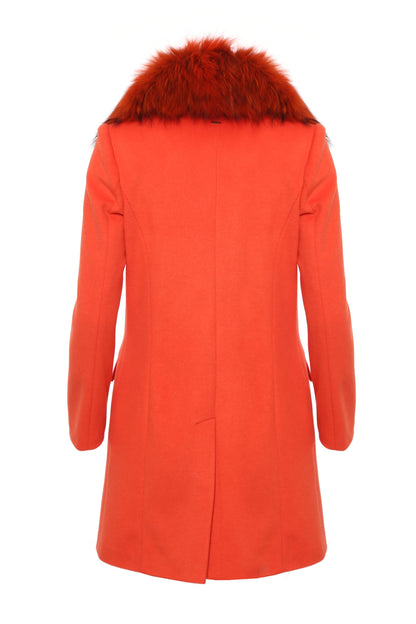 Stefania - Cappotto Slim Elegante con Collo Raffinato