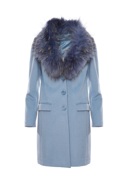 Stefania - Cappotto Slim Elegante con Collo Raffinato