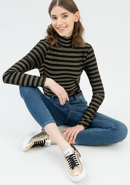 Rosilda - Jeans skinny effetto push up in denim con lavaggio medio