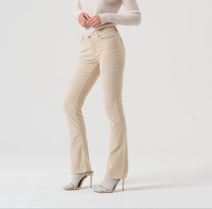 Renatina - Pantaloni bootcut donna effetto push up