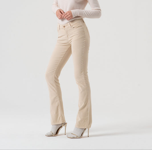 Renatina - Pantaloni bootcut donna effetto push up