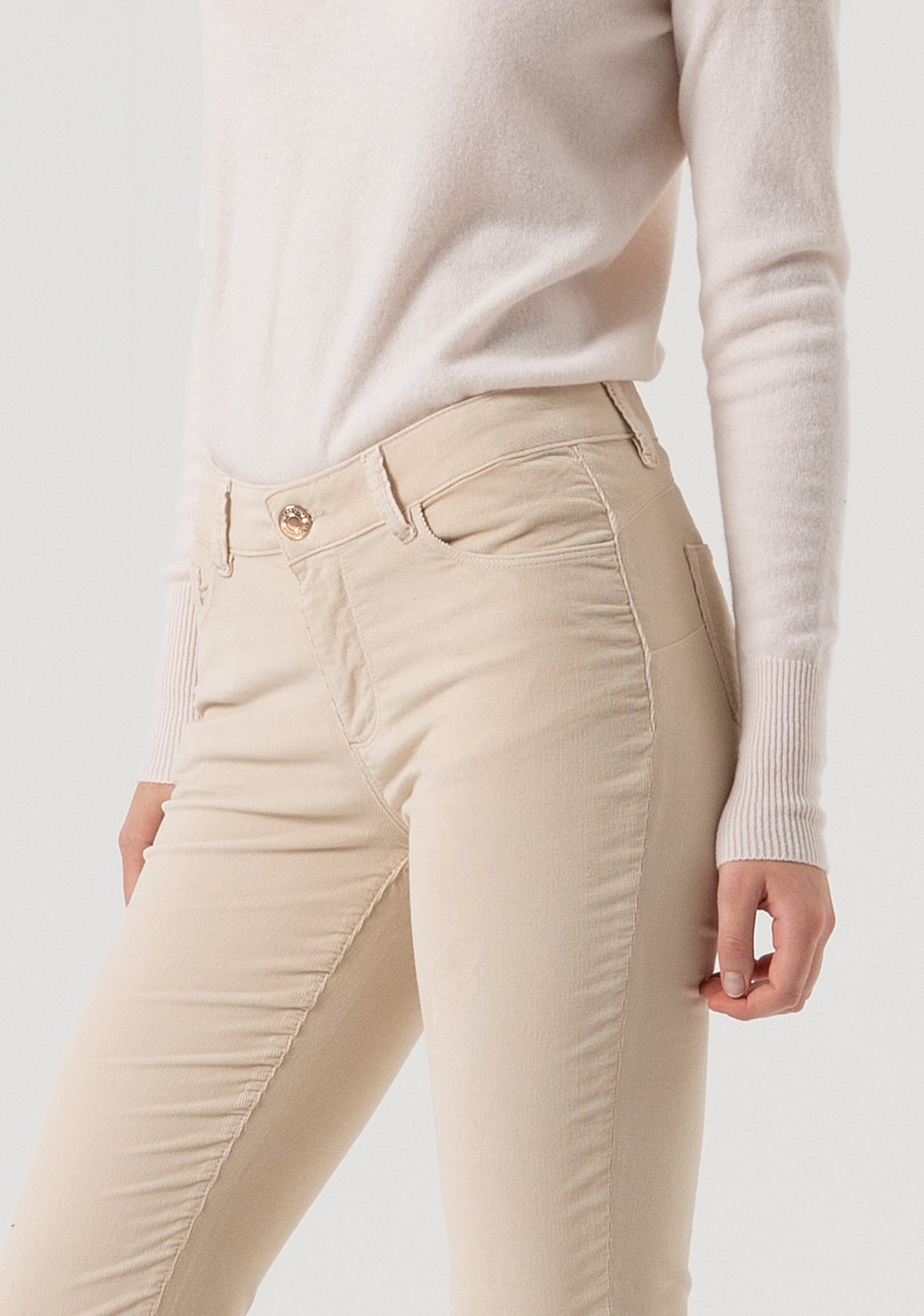 Renatina - Pantaloni bootcut donna effetto push up