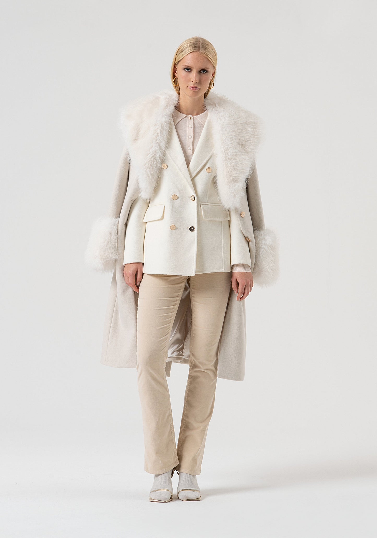 Renatina - Pantaloni bootcut donna effetto push up