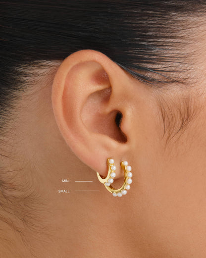 Arianna – Mini Hoops Faraglioni Orecchini