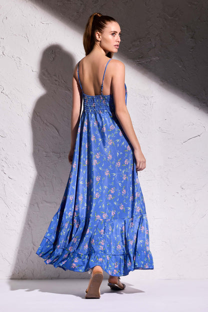 Federica – Abito Lungo a Fiori Elegante e Fresco 2
