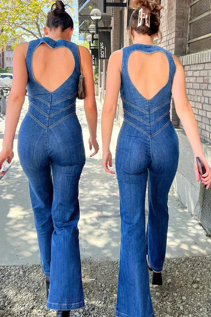 Rachele – Tuta in Jeans Donna Casual Chic
