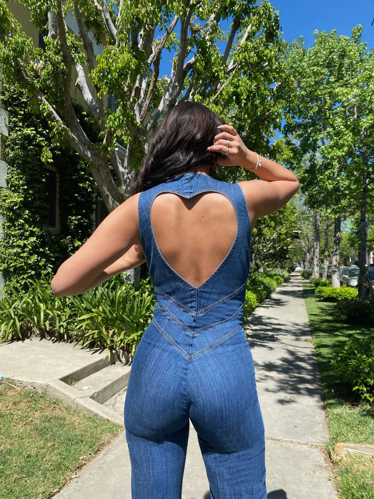 Rachele – Tuta in Jeans Donna Casual Chic