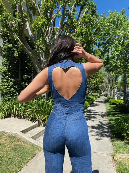 Rachele – Tuta in Jeans Donna Casual Chic