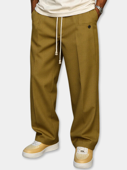 Bruno – Pantaloni Eleganti Con Laccio E Coulisse In Vita