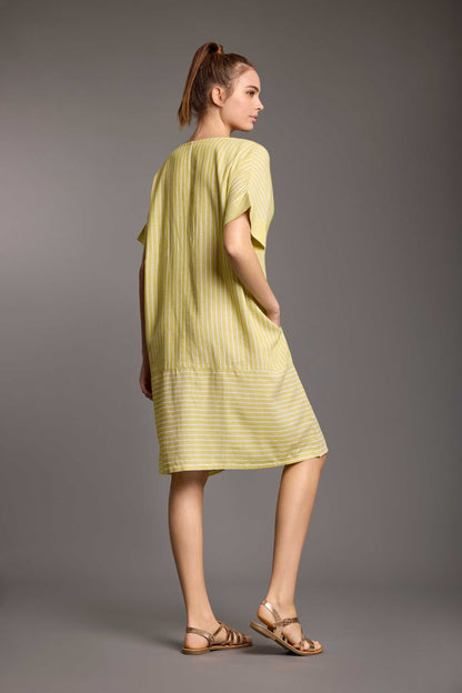 Francesca – Abito Gessato in Misto Lino Stile Nives 5