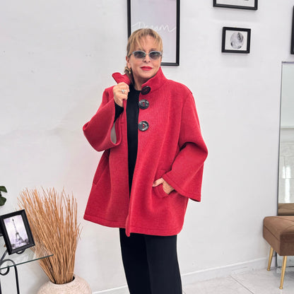 Tesandra - Giacca Donna Elegante con Bottoni Moderna