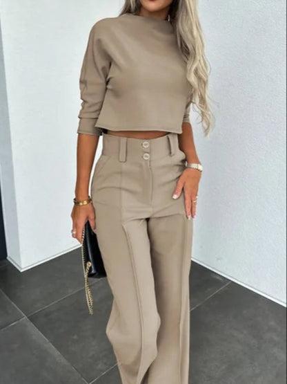 Gabriela - Set Due Pezzi Di Tendenza Per Donna Cachi