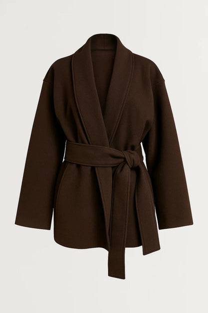 Nilde - Giacca Kimono Donna con Cintura da Annodare