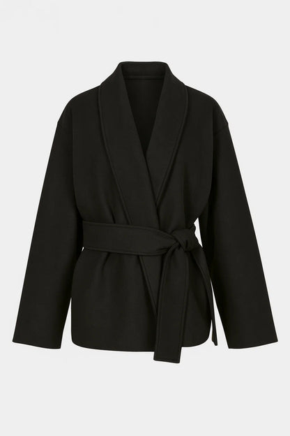 Nilde - Giacca Kimono Donna con Cintura da Annodare