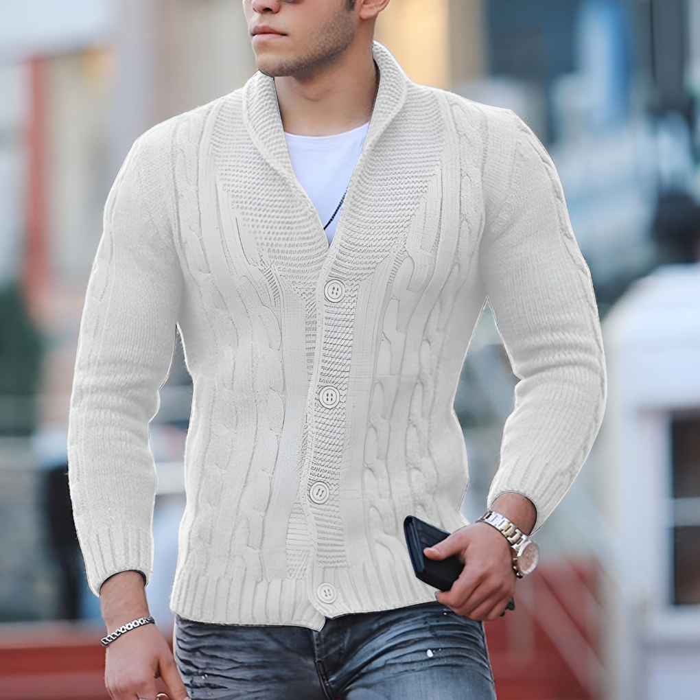 Edoardo – Cardigan Classico Uomo Stile Elegante