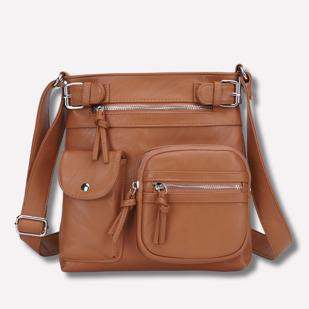 Isotta – Borsa A Tracolla Funzionale Con Pratiche Tasche Multiple