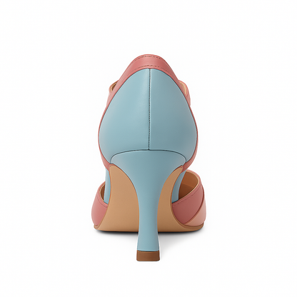 Hajar - Scarpe con Tacco Donna Eleganti e Comode Blu