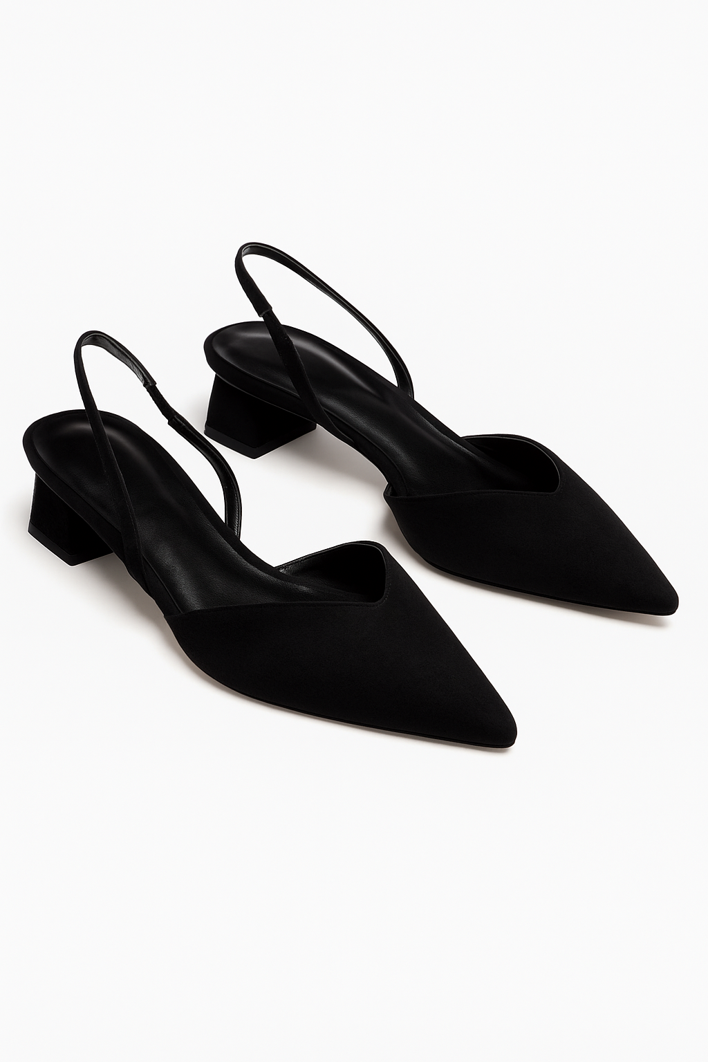 Hania - Sandali Eleganti Donna Slingback Comodi Nero