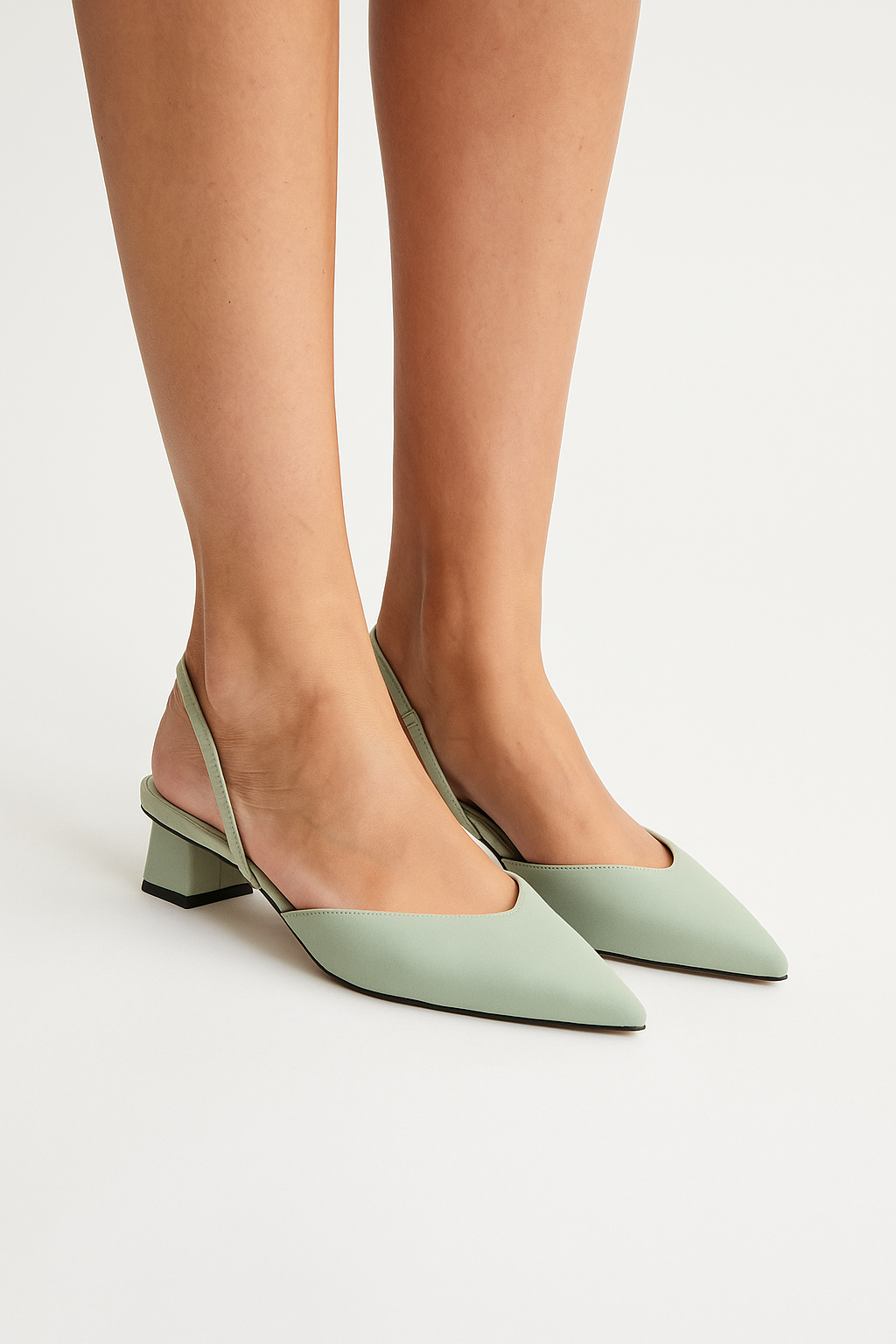 Hania - Sandali Eleganti Donna Slingback Comodi Verde