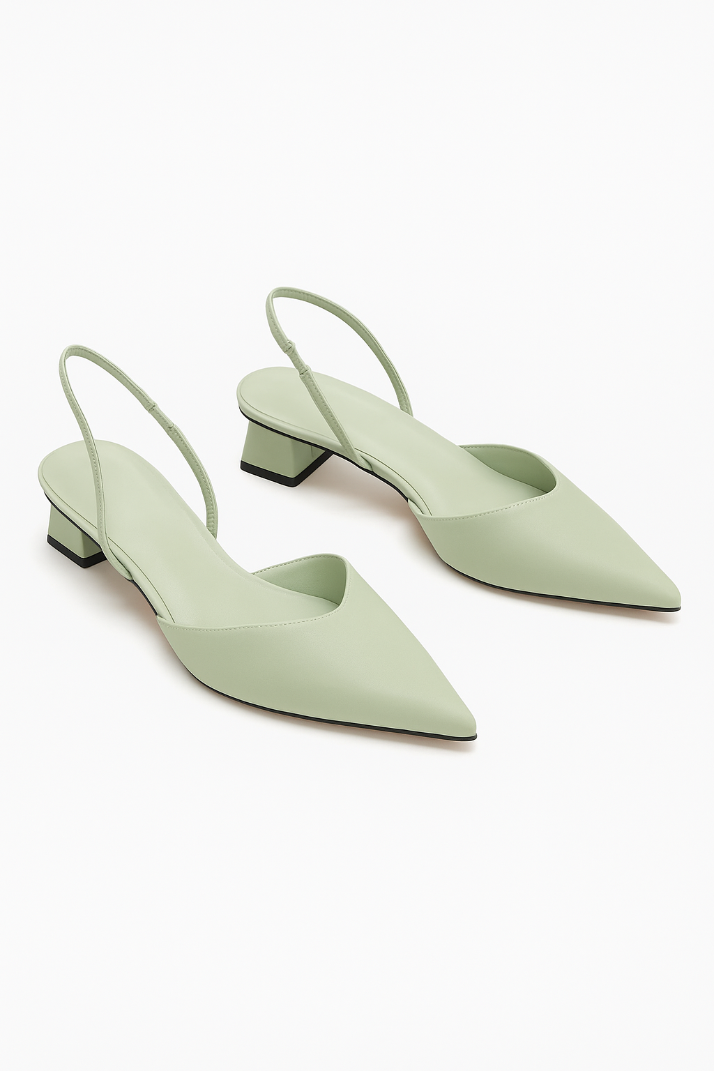 Hania - Sandali Eleganti Donna Slingback Comodi Verde
