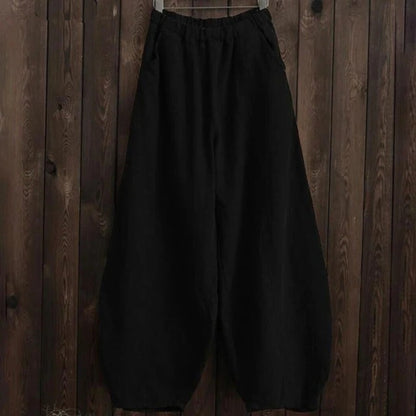 Hedy - Pantaloni Estivi Comodi Da Donna Nero