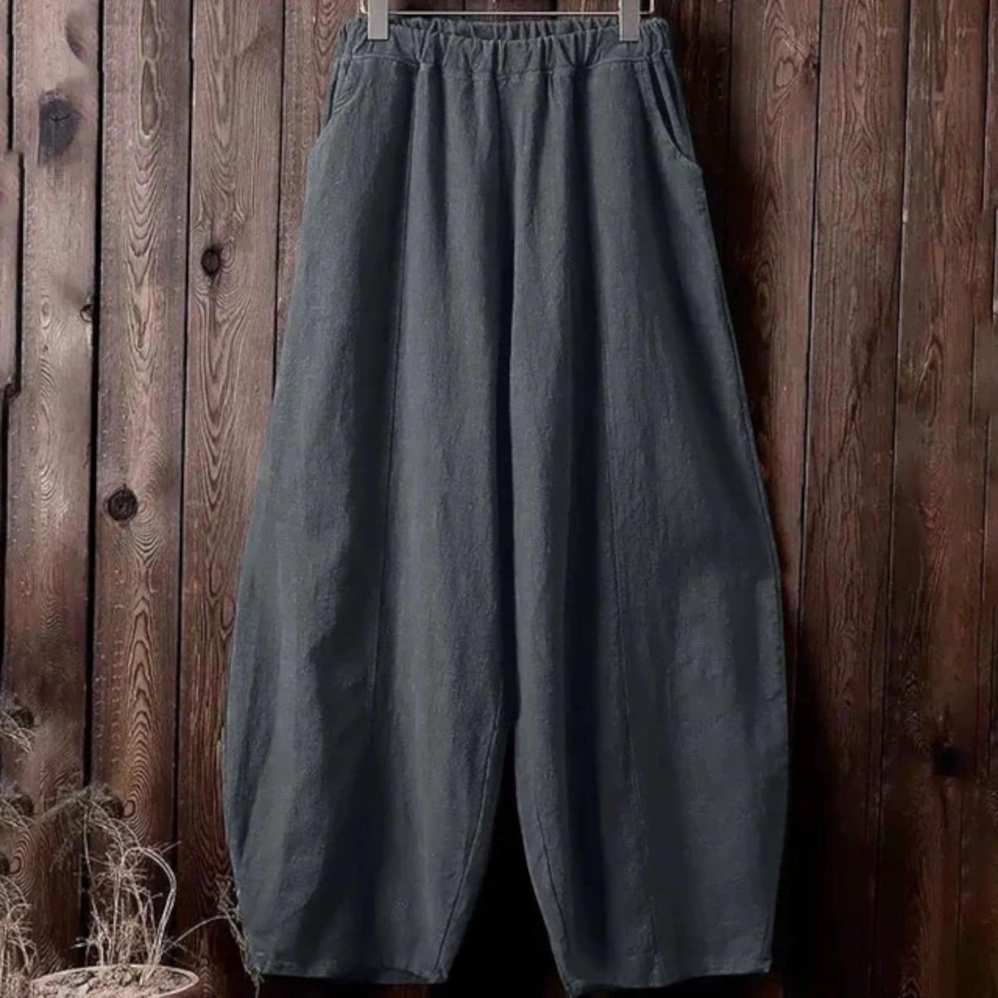 Hedy - Pantaloni Estivi Comodi Da Donna Verde
