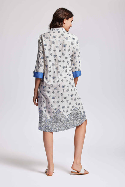 Honoria – Abito A Camicia Con Manica A Tre Quarti E Vestibilità Comoda