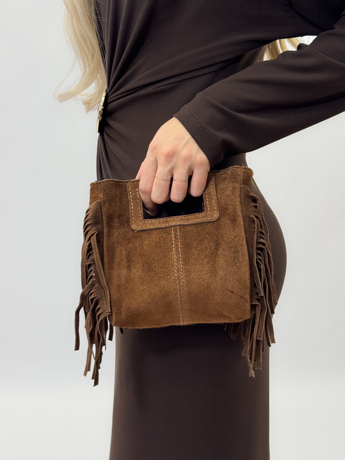 Desirée – Borsa Mini Con Dettaglio Frange E Stile Dinamico