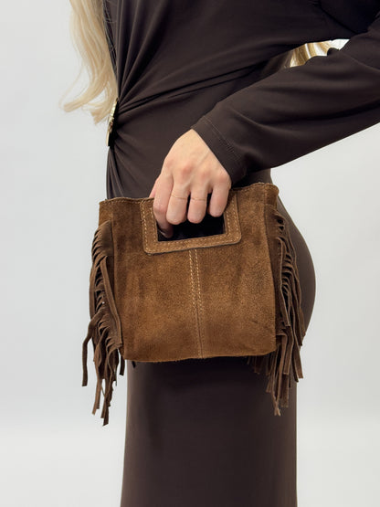 Desirée – Borsa Mini Con Dettaglio Frange E Stile Dinamico
