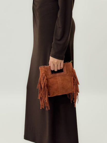 Desirée – Borsa Mini Con Dettaglio Frange E Stile Dinamico