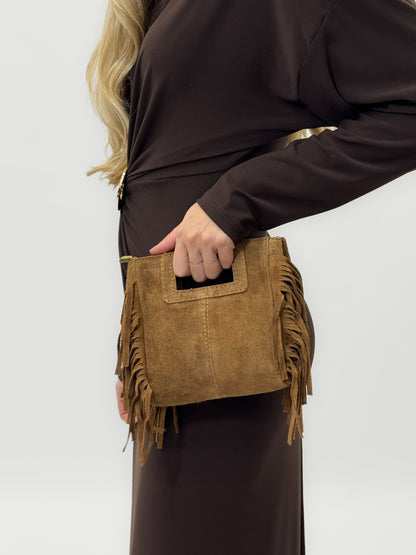 Desirée – Borsa Mini Con Dettaglio Frange E Stile Dinamico