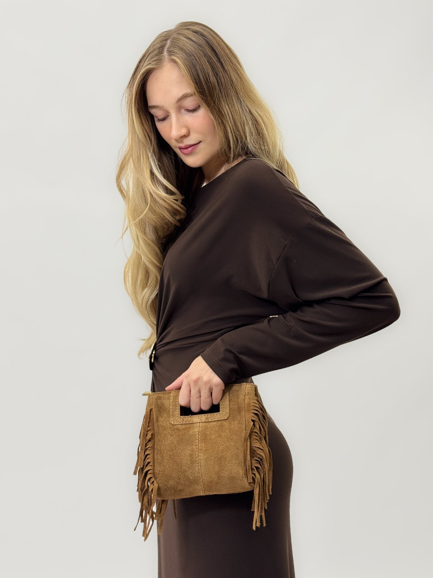 Desirée – Borsa Mini Con Dettaglio Frange E Stile Dinamico