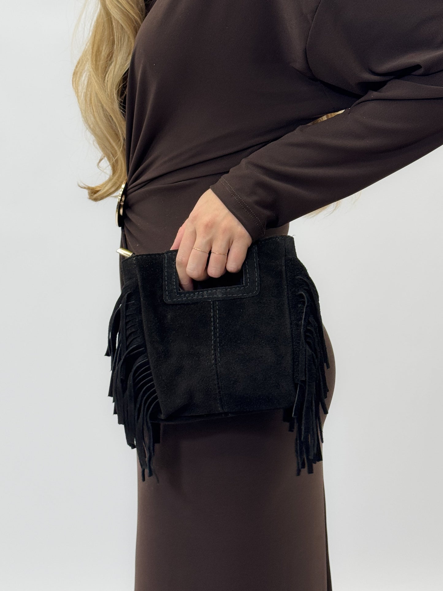 Desirée – Borsa Mini Con Dettaglio Frange E Stile Dinamico